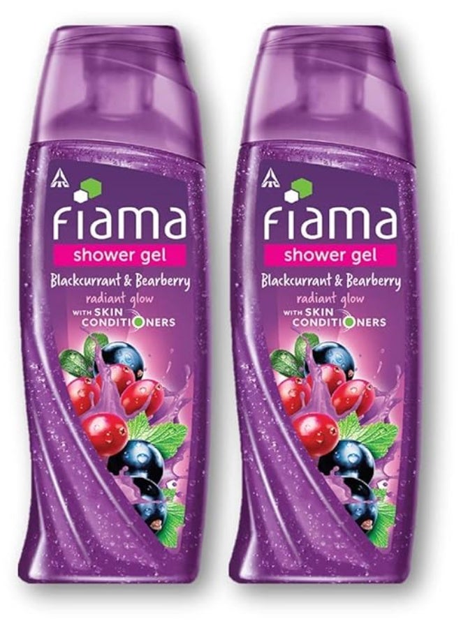 Fiama Black Currant Bearberry Radiant Glow Shower Gel, 250ml (Pack of 2) - Image 1